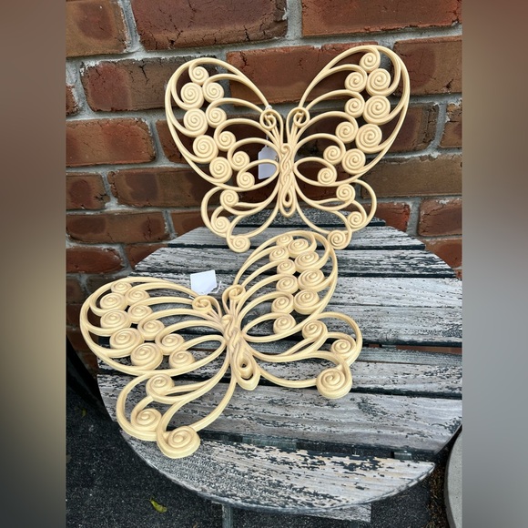 Other - Set of Vintage Syroco Burwood Butterfly Decor
